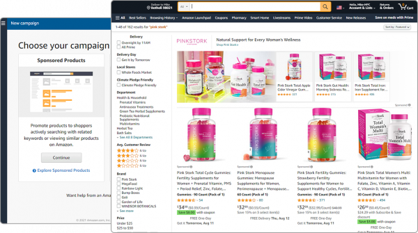 Amazon Store Front and Ad Portal